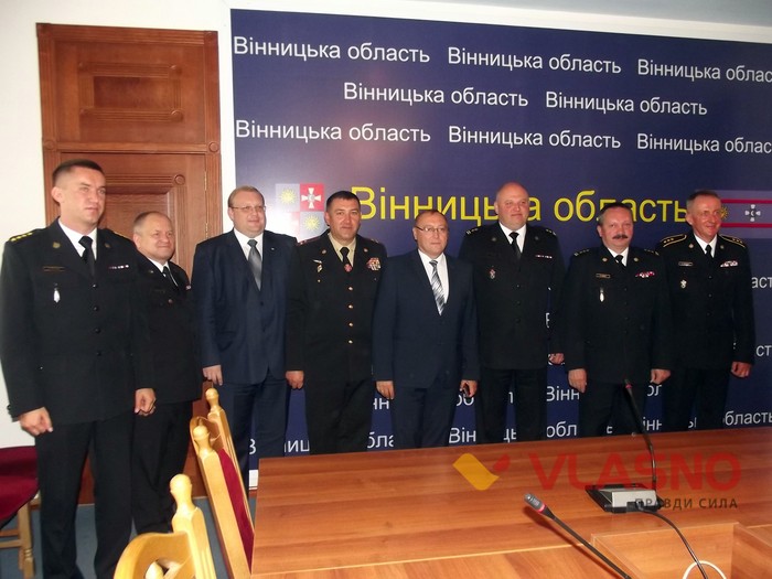 делегація польських пожежників у Вінниці фото