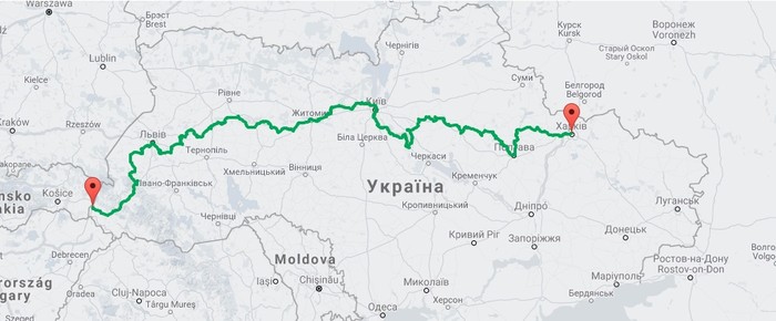маршрут босоногих мандрівників фото