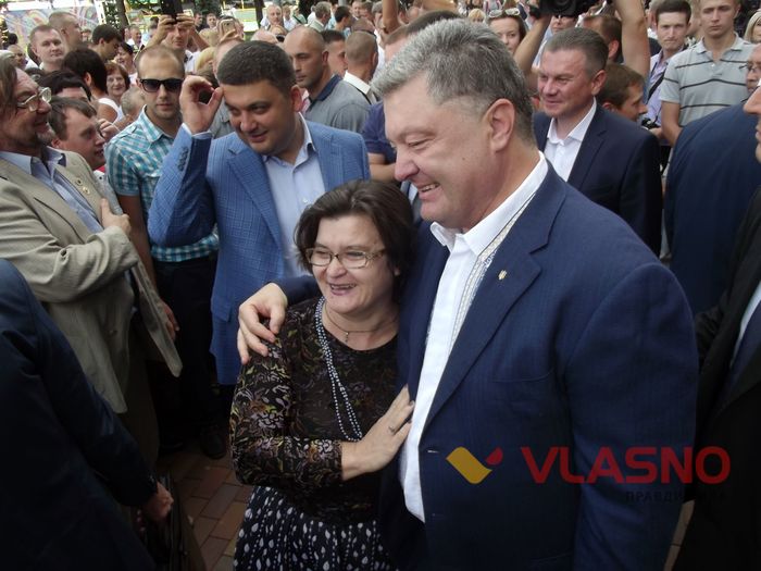 Петро Порошенко у Вінниці фото