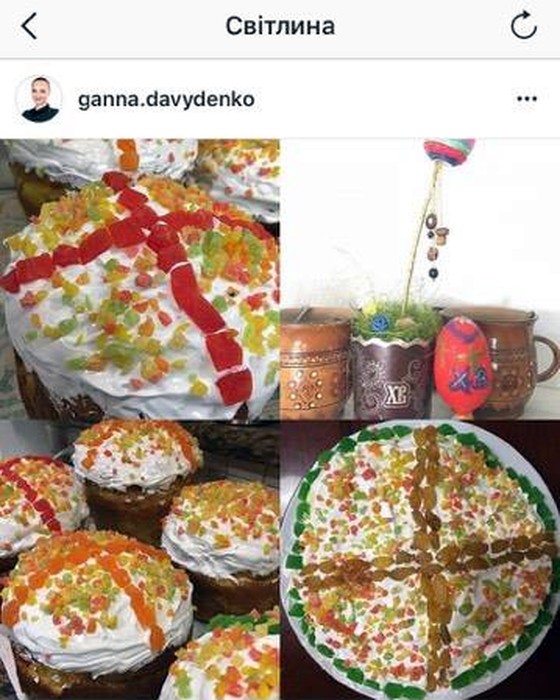 паски Ганни Давиденко фото