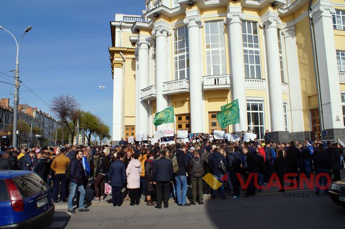 мітинг під Вінницькою ОДА з приводу земель в Агрономічному фото