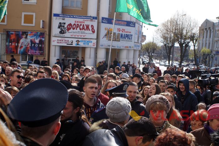 мітинг під Вінницькою ОДА з приводу земель в Агрономічному фото