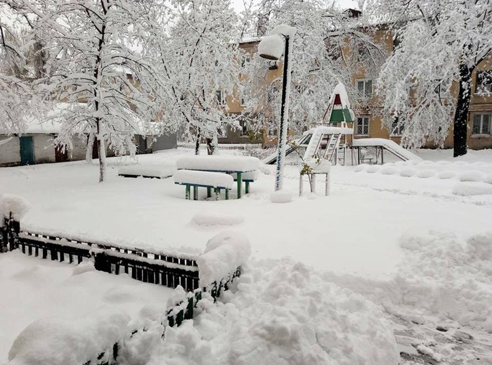снігопад у Дніпрі фото