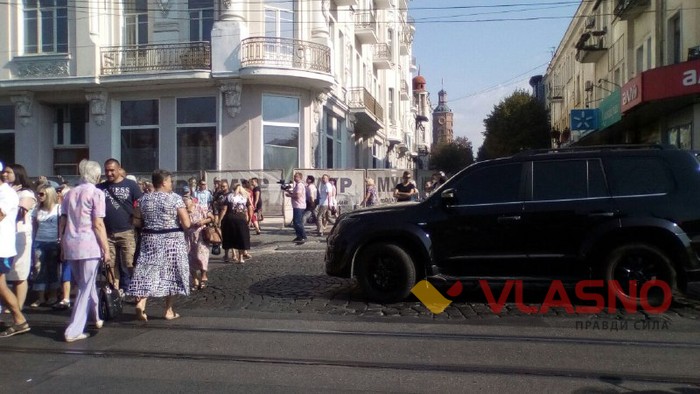 протест сабарівчан центрі Віннциі фото
