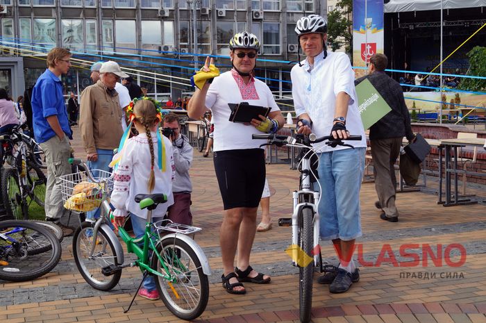 велопробіг на День Незалежності у Вінниці фото