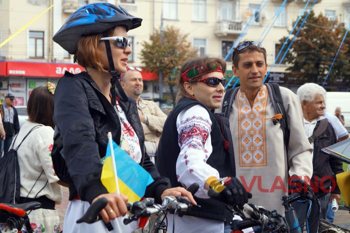 велопробіг на День Незалежності у Вінниці фото