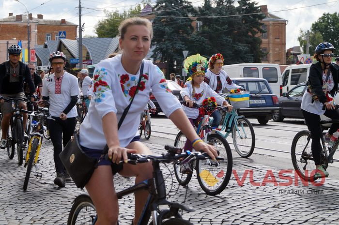 велопробіг на День Незалежності у Вінниці фото
