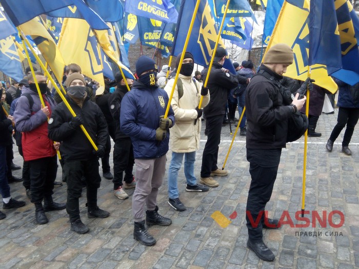марш націоналістів у Києві фото