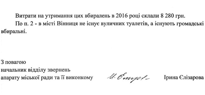 туалети на Вінниччині фото