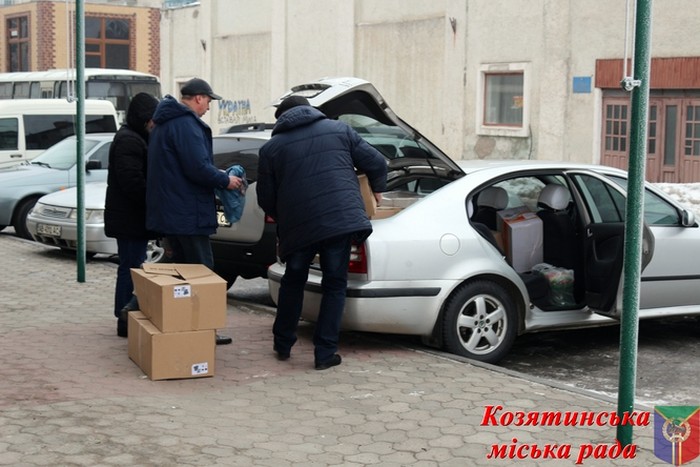 у Козятині зібрали гуманітарну допомогу для Авдіївки фото