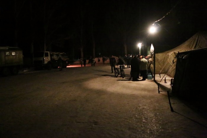 пункт обігріву в Авдіївці фото