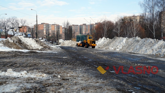 сніг на Бригантині у Вінниці фото