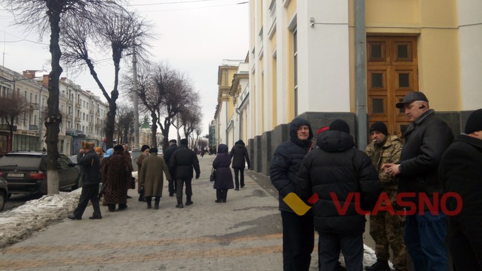 протест під Вінницькою ОДА фото