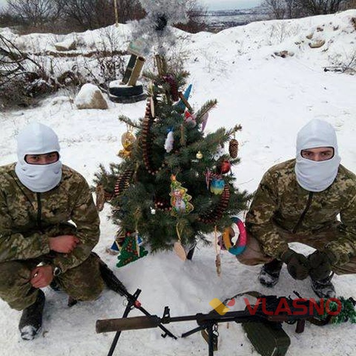 Новий рік на фронті фото