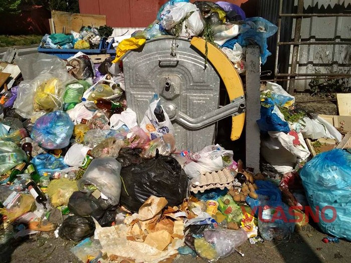проблема зі сміттям у Вінниці фото