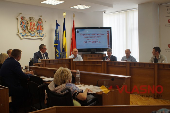 активісти на виконкомі Вінницької міської ради фото