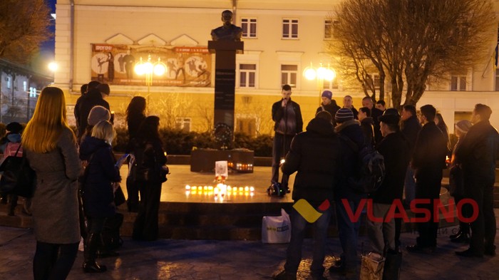 вшанування Дмитра Чернявського у Вінниці фото