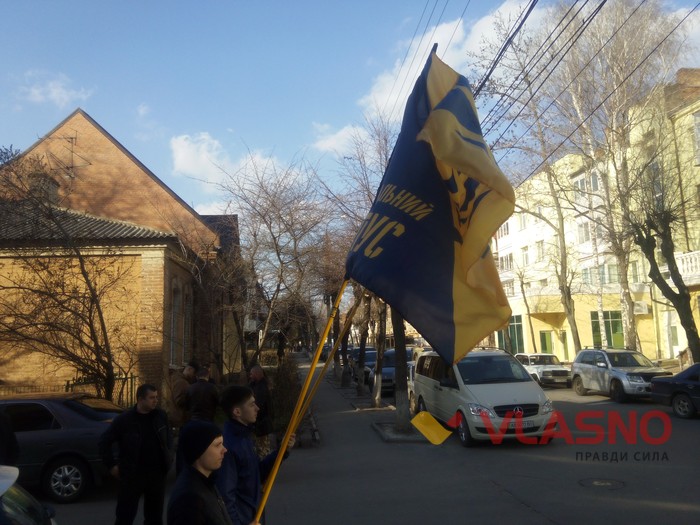 протест під Інтершиком у Вінниці фото