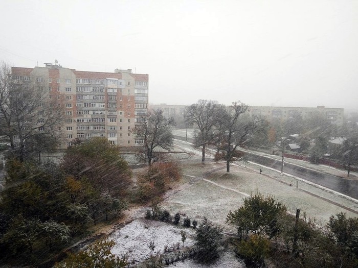 сніг у Сумській області фото