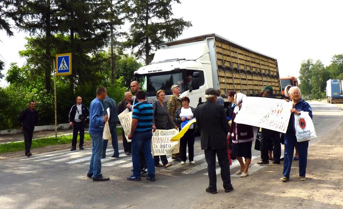 протест в Оляниці фото
