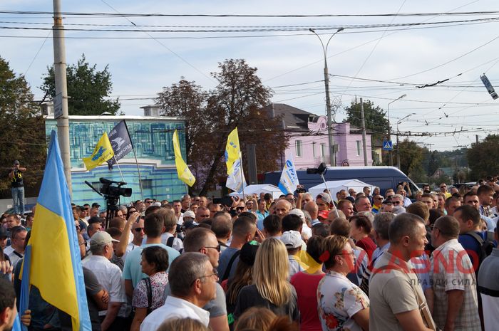 У Вінницю приїхав Саакашвілі: не обійшлося без провокацій