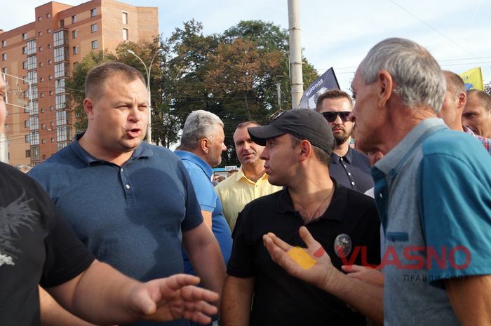 У Вінницю приїхав Саакашвілі: не обійшлося без провокацій