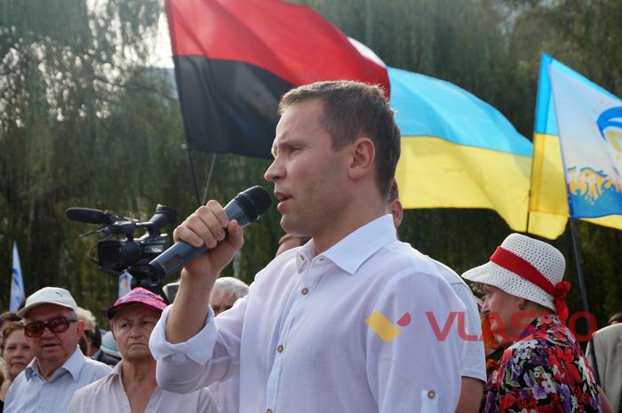 У Вінницю приїхав Саакашвілі: не обійшлося без провокацій