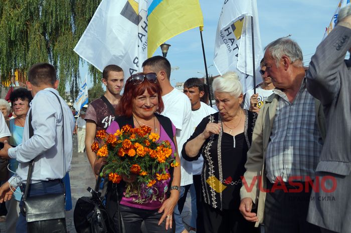 У Вінницю приїхав Саакашвілі: не обійшлося без провокацій