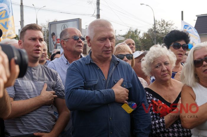 У Вінницю приїхав Саакашвілі: не обійшлося без провокацій