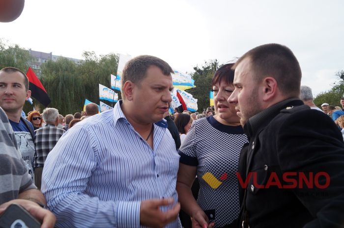 У Вінницю приїхав Саакашвілі: не обійшлося без провокацій