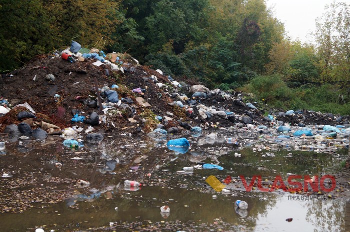 сміттєзвалище під будинком у Вінниці фото