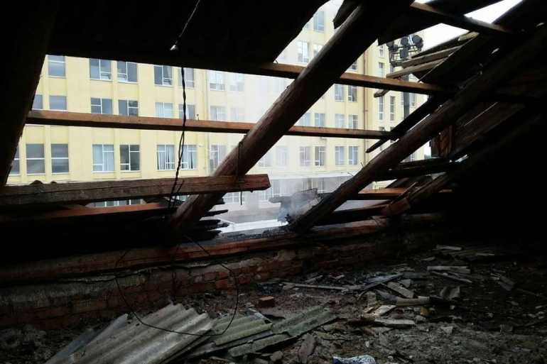 пожежа на Академіка Янгеля у Вінниці фото