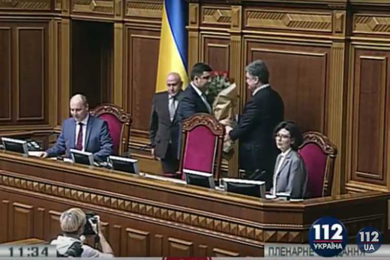 Володимир Гройсман і Петро Порошенко
