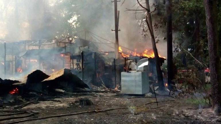 Масштабна пожежа у Києві: спалахнув ресторан