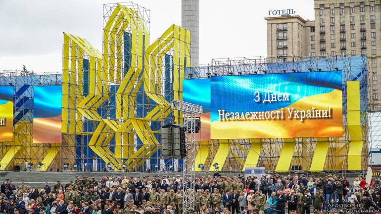Військовий парад на Хрещатику назвали &laquo;Маршем нової армії&raquo;