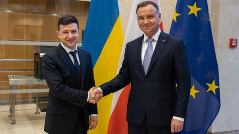Зеленський обговорив із Дудою можливість приєднання України до "Ініціативи трьох морів"