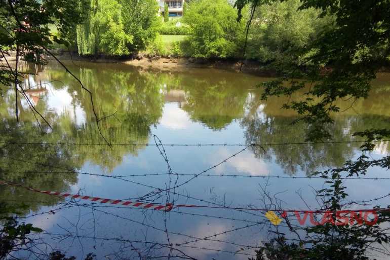 озеро у Вінниці загородили фото