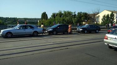 Потрійна ДТП у центрі Вінниці спричинила величезний затор