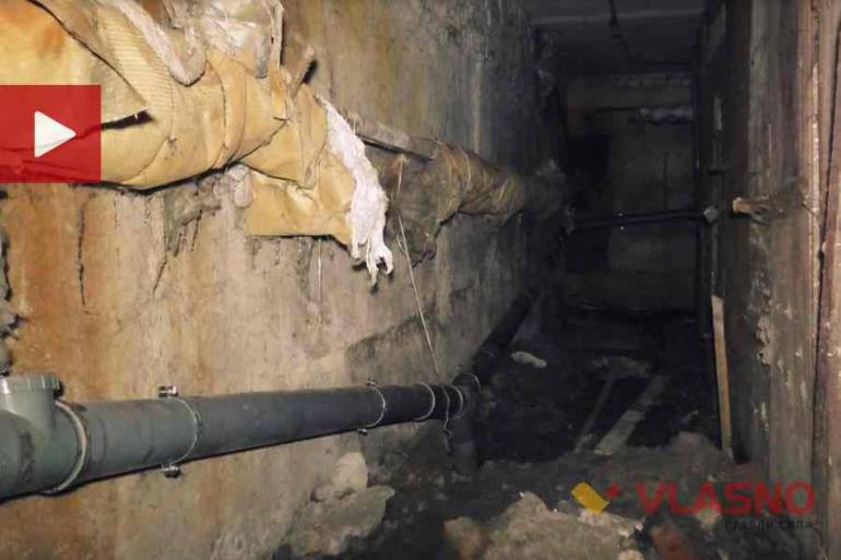 труба у підвалі на вулиці Гонти 21 у Вінниці фото