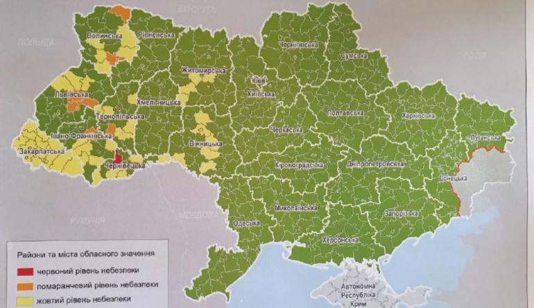 Вінниччина отримала свій колір: в МОЗ визначили, до якої зони карантину потрапила область