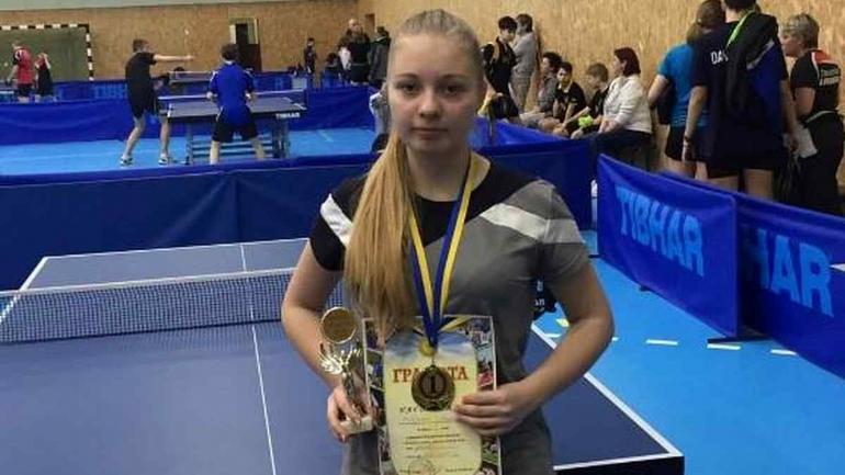 Вінничанка перемогла на Всеукраїнських змаганнях з тенісу