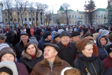 Річниця Майдану у Вінниці: владу позбавили слова