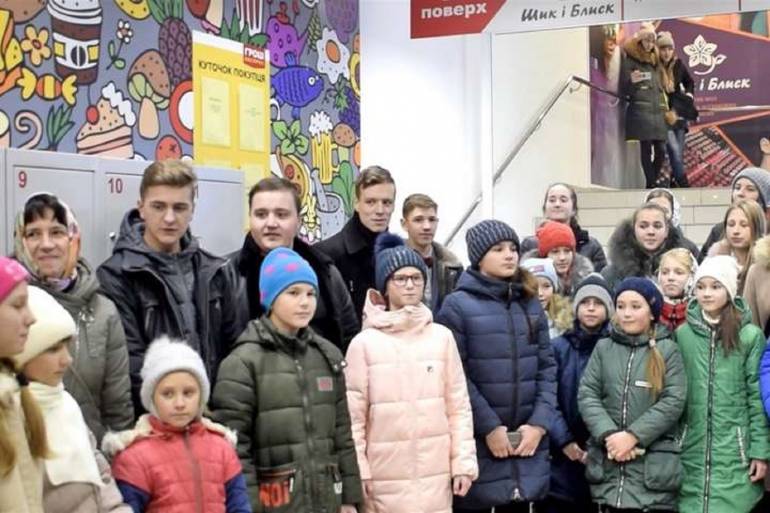 У Жмеринці відбувся колядницький флешмоб