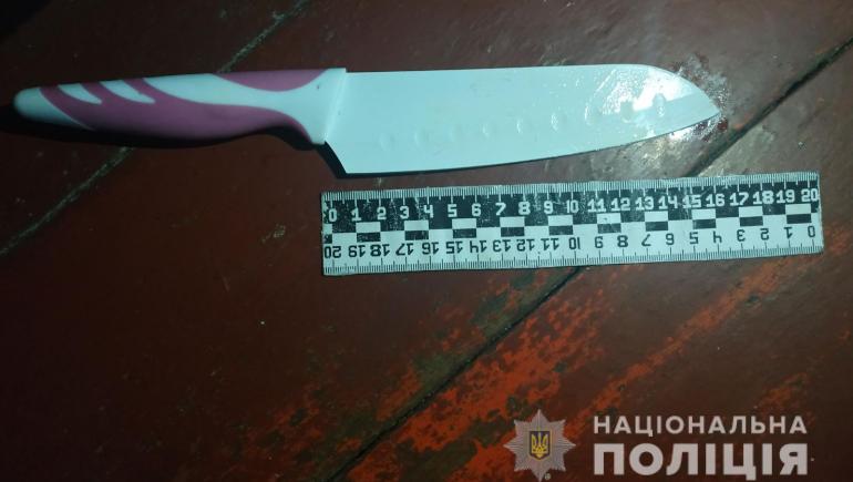 Мешканець Вінниччини ледь не зарізав дружину на очах у доньки