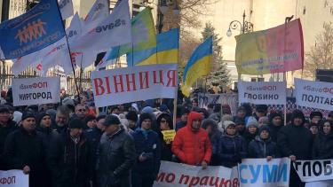 Вінницькі ФОПи на мітингу в Києві вимагають захистити спрощену систему оподаткування (ФОТО) (ВІДЕО)