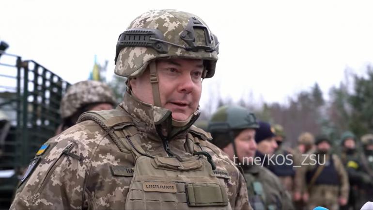 "На даний час обстановка з боку білорусі не несе безпосередньої загрози для України" - командувач ОС ЗСУ генерал-лейтенант Сергій Наєв (ВІДЕО)