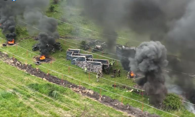 У Північній операційній зоні завершено будівництво психологічно-тактичних смуг перешкод (ВІДЕО)