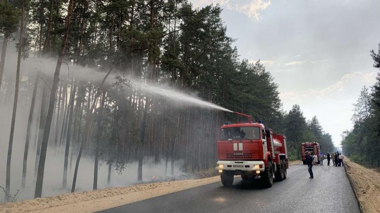 Лісова пожежа у Луганській області забрала життя українця, ще дев'ять осіб у лікарні