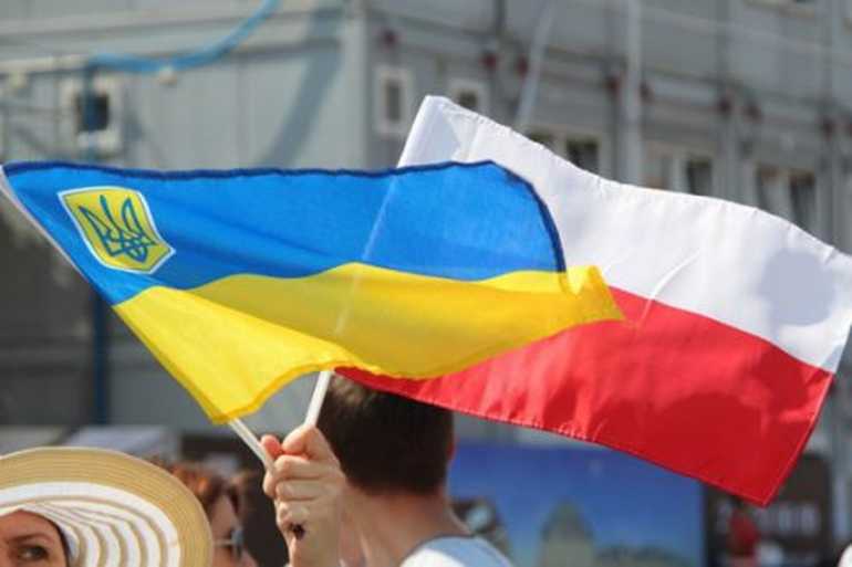 прапори Україна - Польща фото