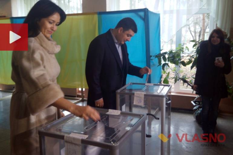 Гройсман на виборах у Вінниці фото